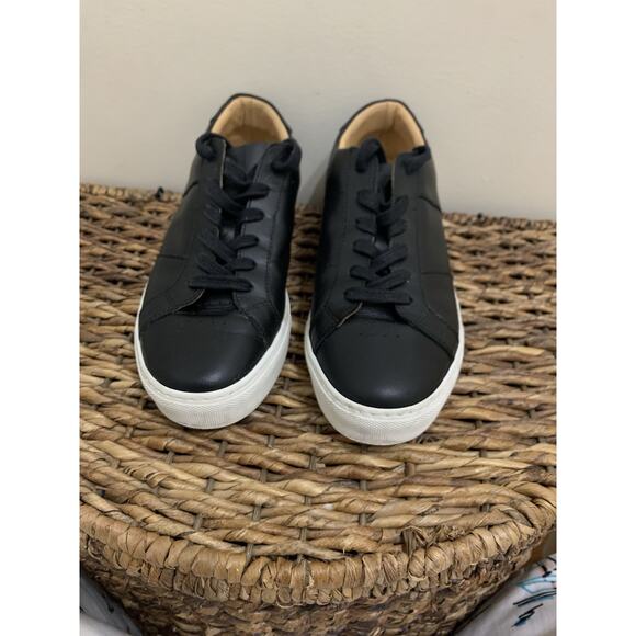 Greats Brooklyn Royale unisex Size 9.5 Black Leather Causal Sneakers Shoes main image 8